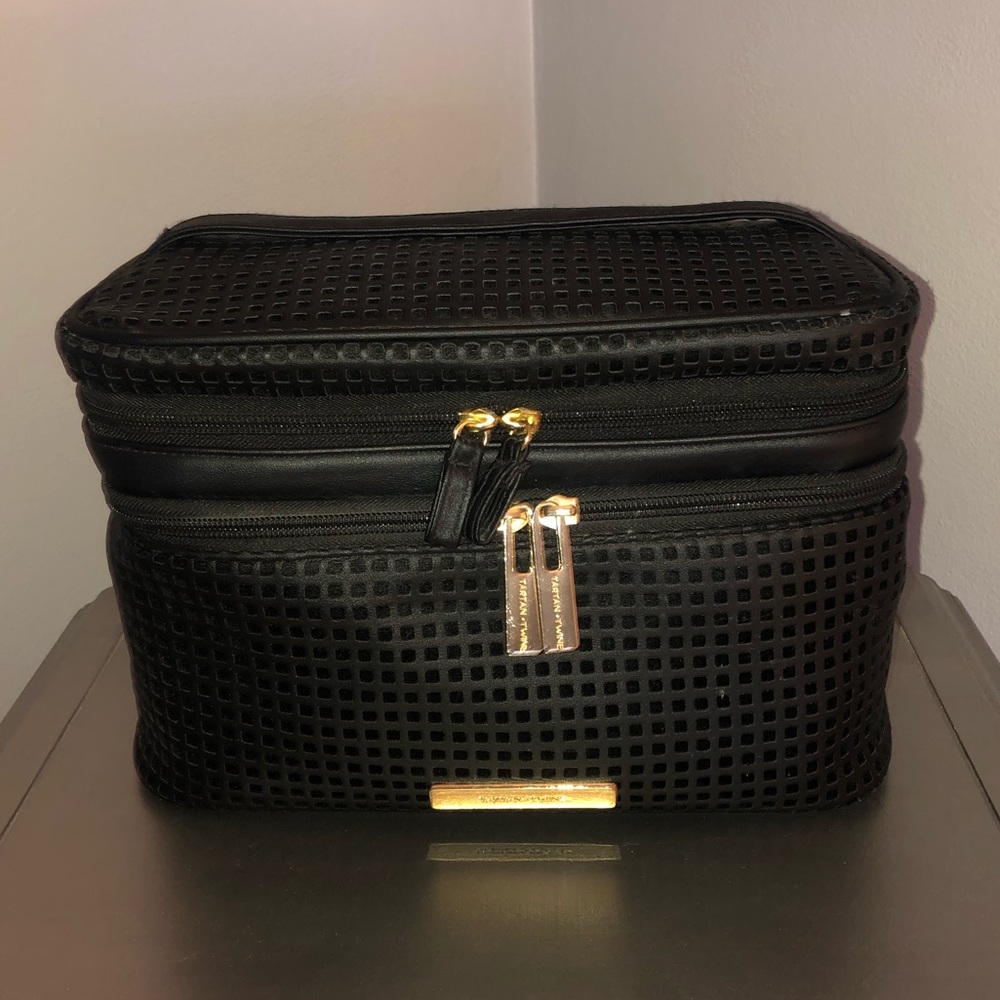 Large black makeup/cosmetics bag